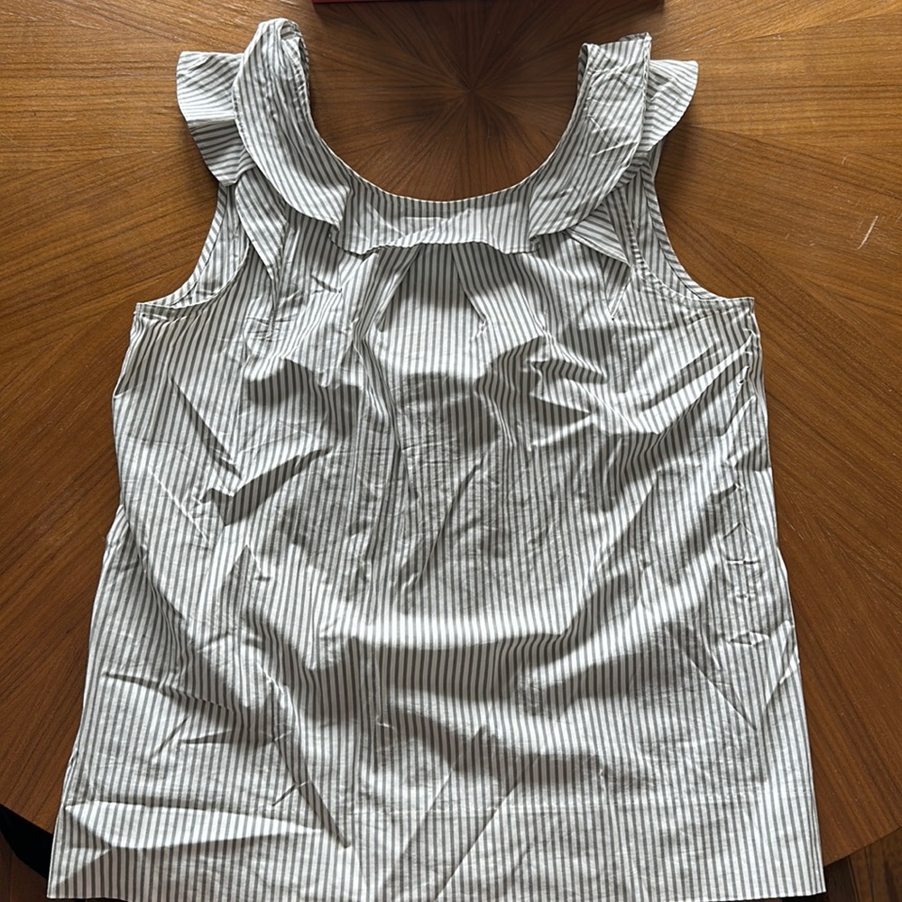 JCrew striped tank blouse